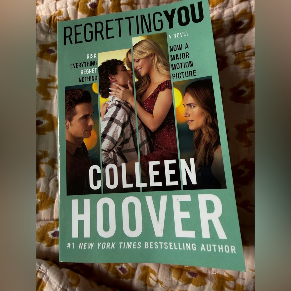 Regretting You by Colleen Hoover - Teal Cover